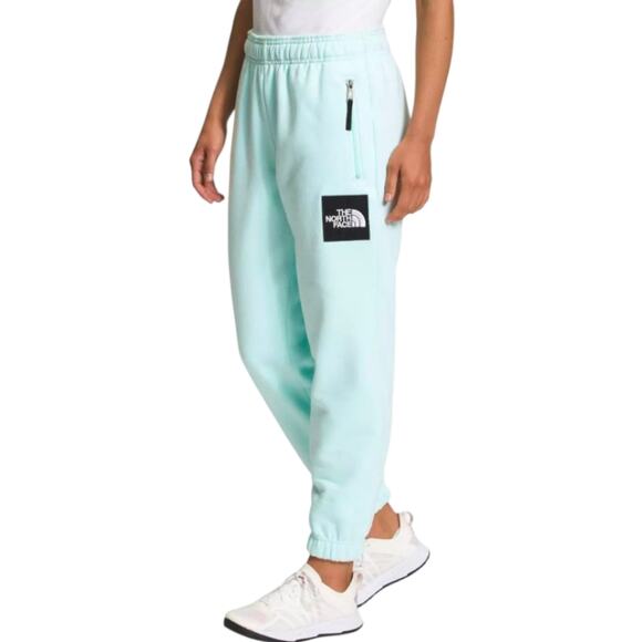 The North Face Woman's Heavyweight Box Fleece Sweatpant In Skylight Blue XXL NEW - Picture 1 of 10